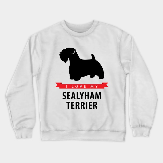 I Love My Sealyham Terrier Crewneck Sweatshirt by millersye